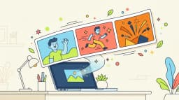 Bright editorial cover showing a still photo expanding into layered motion frames